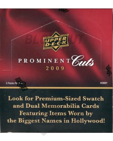 2009 Upper Deck Prominent Cuts Hobby Box
