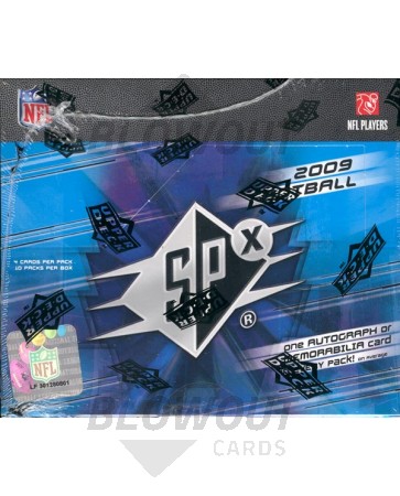 2009 Upper Deck SPx Football Hobby 10 Box Case