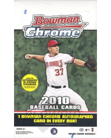 2010 Bowman Chrome Baseball Hobby Box