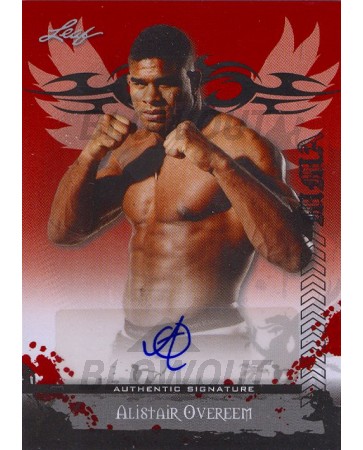 2010 Razor/Leaf MMA Alistair Overeem Autograph Card