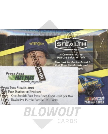 2010 Press Pass Stealth Fast Pass Racing Hobby Box
