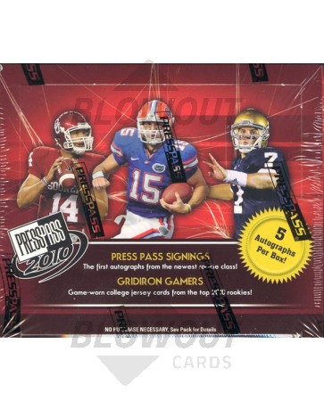 2010 Press Pass Football Hobby Box