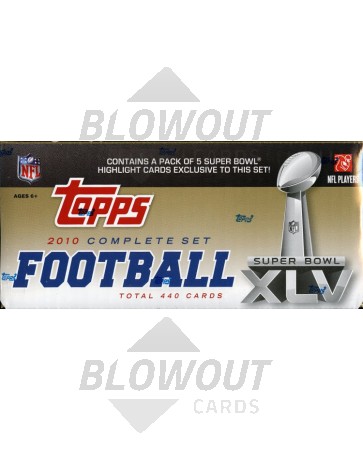 2010 Topps Football Factory Set - Super Bowl Edition