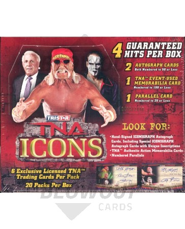 2010 Tristar TNA Icons Wrestling Hobby 12 Box Case