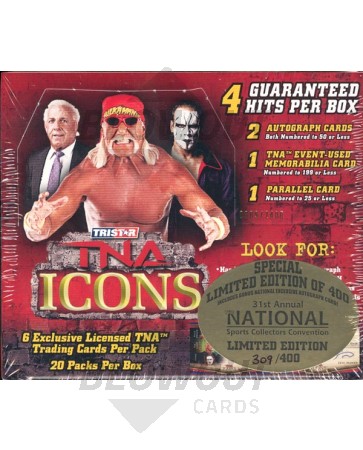 2010 Tristar TNA Icons National Ed Wrestling Hobby Box