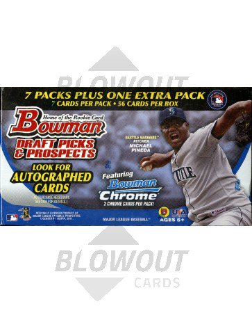 2011 Bowman Draft Picks & Prospects Baseball Blaster 16 Box Lot