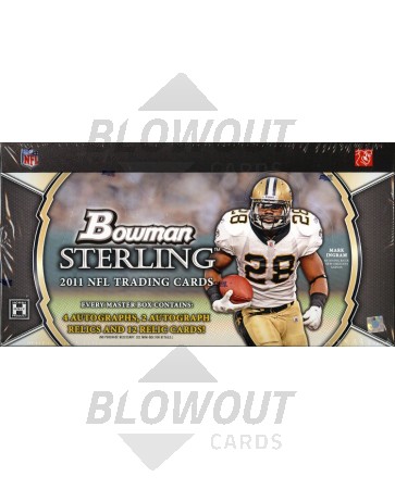 2011 Bowman Sterling Football Hobby 4 Box Case