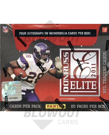 2011 Donruss Elite Football Hobby 12 Box Case