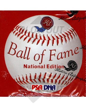 2011 Historic Autographs "Ball of Fame" National Ed Baseball Box