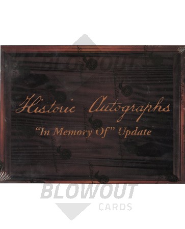 2011 Historic Autographs In Memory Of Update Baseball 8 Box Case