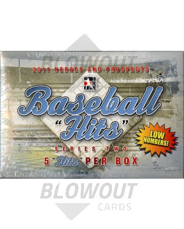2011 ITG Heroes & Prospects "Hits" Series 2 Baseball Box