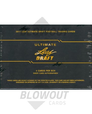 2011 Leaf Ultimate Draft Football Hobby Box
