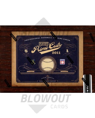 2011 Playoff Prime Cuts Baseball Hobby 5 Box Case