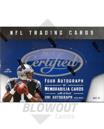 2011 Panini Certified Football Hobby 24 Box Master Case