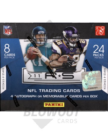2011 Panini Rookies & Stars Football Hobby 12 Box Case