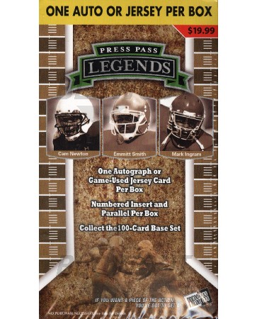 2011 Press Pass Legends Football Blaster Box