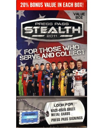 2011 Press Pass Stealth Racing Blaster Box
