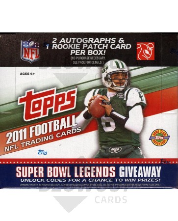 2011 Topps Football Jumbo HTA Box