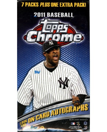 2011 Topps Chrome Baseball Blaster Box
