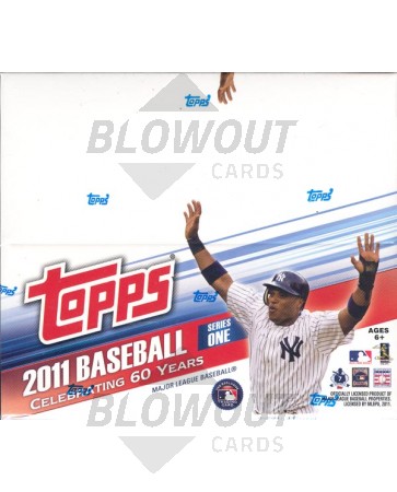 2011 Topps Series 1 Baseball Retail 12 Box Case