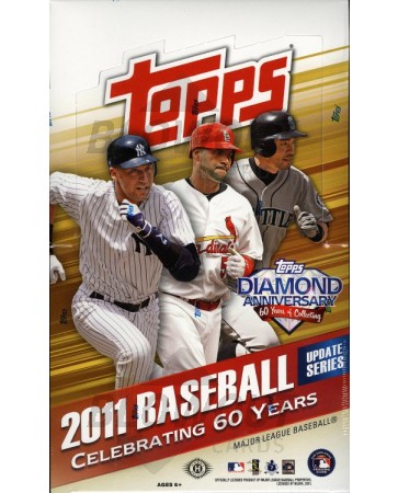 2011 Topps Update Series Baseball Hobby 12 Box Case