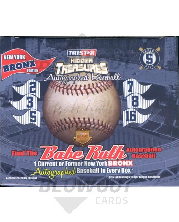 2011 Tristar Autographed Baseball NY Bronx Ed Ser 5 -24 Box Case