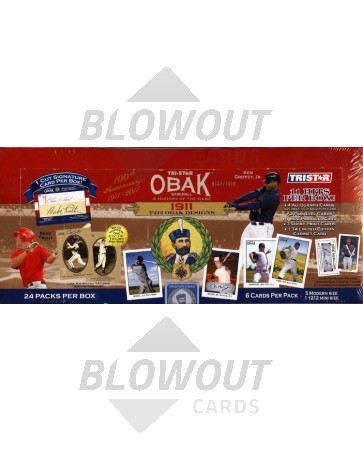 2011 Tristar OBAK Baseball Hobby 12 Box Case