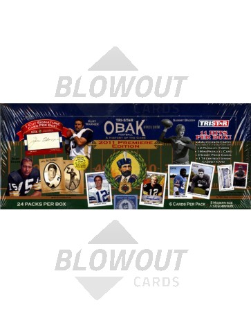 2011 Tristar OBAK Football Hobby Box