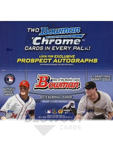 2012 Bowman Baseball Retail Box