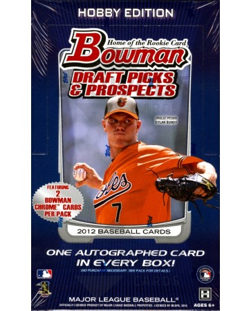 2012 Bowman Draft Picks & Prospects Baseball Hobby 12 Box Case