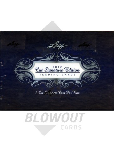 2012 Leaf Cut Signature Edition 6 Box Case