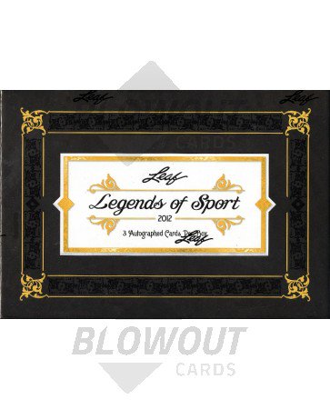 2012 Leaf Legends of Sport Trading Cards 12 Box Case