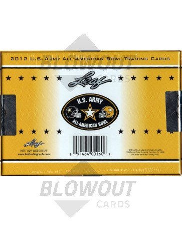 2012 Leaf US Army All American Football 12 Box Case