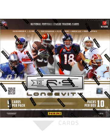 2012 Panini Rookies & Stars Longevity Football 20 Box Case