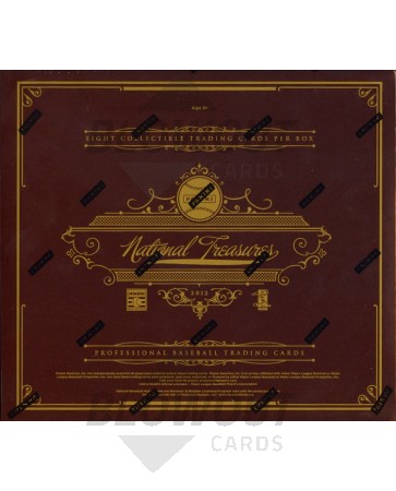 2012 Panini National Treasures Baseball Hobby 4 Box Case