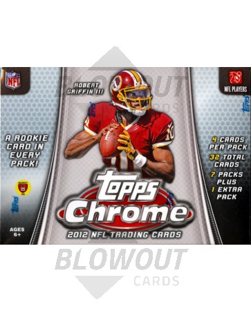 2012 Topps Chrome Football Blaster Box