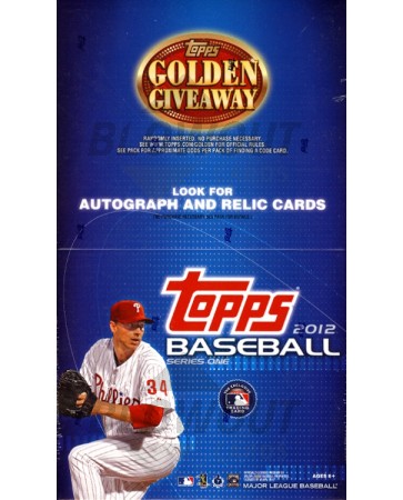 2012 Topps Series 1 Baseball Fat Pack 6 Box Case