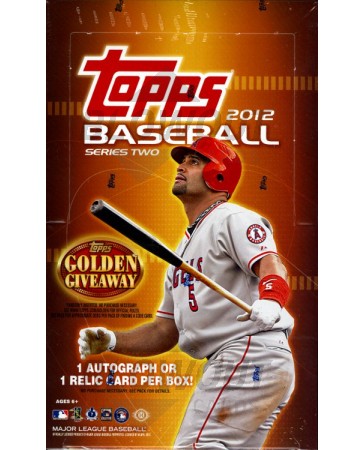 2012 Topps Series 2 Baseball Hobby Box