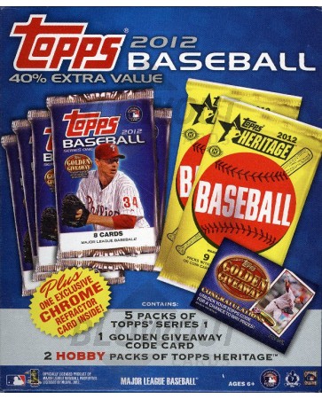 2012 Topps Baseball Value Box - 16 Box Case