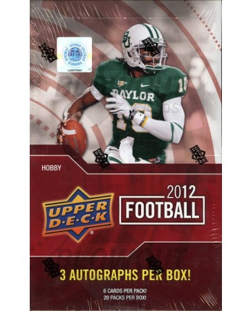 2012 Upper Deck Football Hobby Box