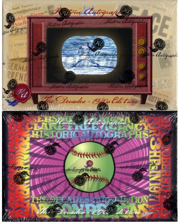 2013 Historic Autographs The Decades 40s70s Baseball 10 Box Case