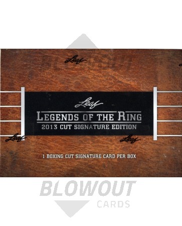 2013 Leaf Legends of the Ring Trading Cards Box