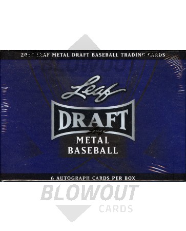 2013 Leaf Metal Draft Baseball Hobby 12 Box Case