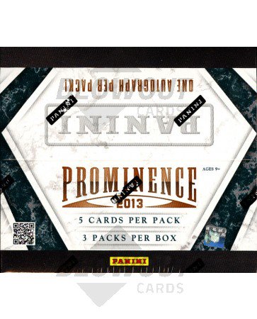 2013 Panini Prominence Football Hobby Box