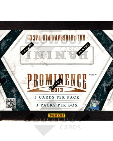 2013 Panini Prominence Football Hobby 15 Box Case