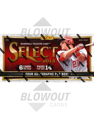 2013 Panini Select Baseball Hobby 12 Box Case