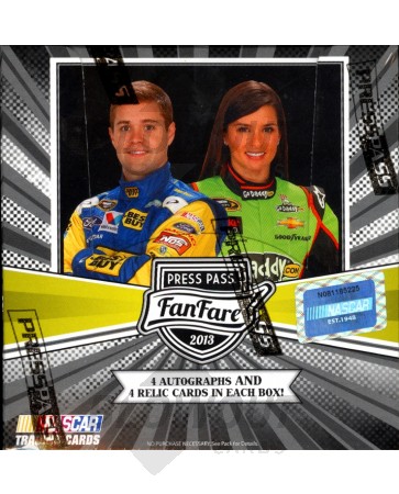 2013 Press Pass FanFare Racing Hobby 20 Box Case