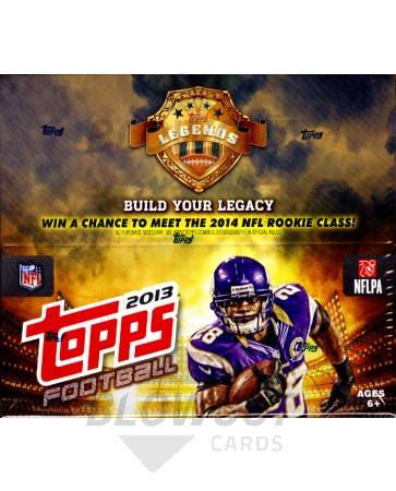 2013 Topps Football Retail 12 Box Case - Target Exclusive