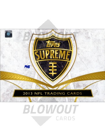 2013 Topps Supreme Football Hobby 16 Box Case