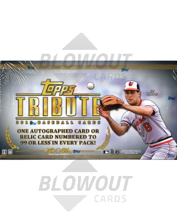 2013 Topps Tribute Baseball Hobby 4 Box Case